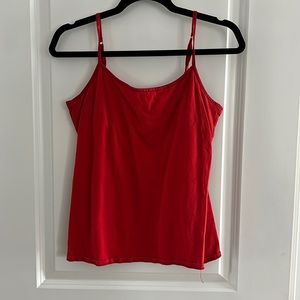 Red tank top
